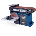 Scheppach - ponceuse  bande bts800 ? 230 v ? 370 w ? plateau de ponage 150 mm ? longueur de bande 715 ...