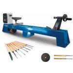 Scheppach - tour  bois 1000 mm 400w dm1100t + jeu de 8 gouges