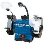 Scheppach - touret mixte bg200al - 4903106901 - 9930 - 550w - meules �200mm - grain 60 et 100 - pare ...