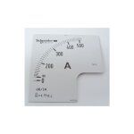 Cadran 1, 3in 72x72mm gradation 0 / 400a pour amperemetre analogique powerlogic schneider electric 16012 ...