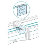 Schneider electric - eclisse jeu de barres horizontal 50 / 60mm schneider 04640