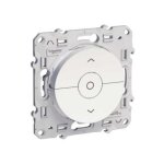 Schneider electric - odace, interrupteur alu, 3 boutons monte / descente / stop pour volets - roulants ...