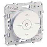 Schneider electric - odace, interrupteur alu, 3 boutons mont�e / descente / stop pour volets - roulants ...