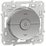 Schneider electric - odace, interrupteur alu, 3 boutons mont�e / descente / stop pour volets - roulants ...