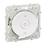 Schneider electric - odace, interrupteur volet - roulant blanc 3 boutons monte / descente / stop  griffes ...