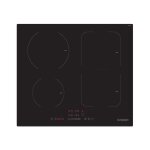 Schneider - scti641ssl plaque induction encastrable 4 foyers dont 1 flexible, 7400w