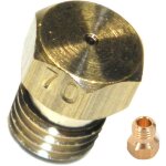 Injecteur gaz butane 70 (a l'unite) (95019 - 29441) (c00033835, 482000022599) four, cuisinire ariston ...
