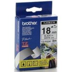 Schriftband tzefx241 18mmx8m sw auf ws - brother