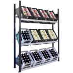 Schulte regalwelt - schulte regalwelt rayonnage pour caisses de boissons, 12 caisses, 180x130x30 cm (hxlxp) ...