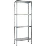 Schulte regalwelt - schulte regalwelt rayonnage embotable avec 4 tablettes powermax, charge utile 50 ...