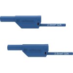 Vsfk 8500 / 2. 5 / 50 / bl cordon de mesure de s�curit� m�le 4 mm m�le 4 mm 50. 00 cm bleu 1 pc(s) - ...