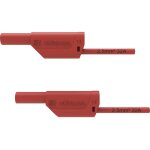 Vsfk 8500 / 2. 5 / 50 / rt cordon de mesure de scurit mle 4 mm mle 4 mm 50. 00 cm rouge 1 pc(s) - ...