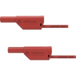 Vsfk 8700 / 2. 5 / 50 / rt cordon de mesure de scurit mle 4 mm mle 4 mm 50. 00 cm rouge 1 pc(s) - ...