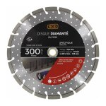 Scid - disque diamant ventilé pour béton et métal - diamètre 300 mm Scid - disque diamant ventilé pour béton et métal - diamètre 300 mm