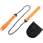 Scie � cha�ne manuelle de poche 11 dents, outil de survie portable pour couper du bois, �quipement de ...