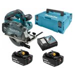 Makita - scie circulaire 18 v lxt � 136 mm (2x 5. 0 ah) en makpac dcs552rtj