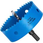 Scie cloche 100 mm hychika couteau de trou en hss m42 bi - m�tal pour bois, m�tal souple et plastique ...