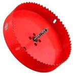 Scie cloche 160 mm, acier rapide hss m42 bi - m�tal, scie - cloche avec tige hexagonale et foret pour ...
