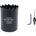 Scie cloche 30mm t�te de scie cloche circulaire, profondeur de coupe jusqu'� 38mm, convient pour le bois, ...