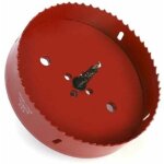 Scie cloche bi - m�tal � 150 mm , acier rapide hss m42, avec tige hexagonale et foret pour aluminium, ...