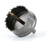 Scie cloche bi - m�tal, 48 mm carbure tct en acier inoxydable de qualit� industrielle, scie tr�pan alliage ...