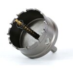 Scie cloche bi - m�tal, 80 mm carbure tct en acier inoxydable de qualit� industrielle, scie tr�pan alliage ...