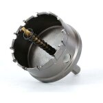 Scie cloche bi - m�tal, 80 mm carbure tct en acier inoxydable de qualit� industrielle, scie tr�pan alliage ...
