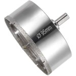 Scie cloche � carrelage de 95 mm avec rev�tement de surface diamant� pour couper le verre et les carreaux ...