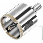 Scie cloche diamant 45 mm, foret diamant avec foret guidage central, scie cloche carrelage avec rev�tement ...