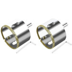 Scie cloche diamant 68 mm avec foret de guidage pour carrelage c�ramique marbre granit et verre