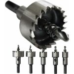 Scie � cloche hss acier cobalte coffret 5 forets: 16 + 18, 5 + 20 + 25 + 30 mm hss cobalt, m35, hrc 64?66, ...