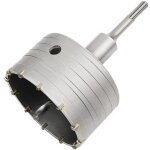 Scie � cloche tr�pan b�ton avec adaptateur sds plus 110 mm, pour brique b�ton ciment pierre (100mm + ...