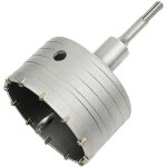 Scie � cloche tr�pan b�ton avec adaptateur sds plus 110 mm, pour brique b�ton ciment pierre (100mm + ...