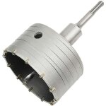 Scie � cloche tr�pan b�ton avec adaptateur sds plus 110 mm, pour brique b�ton ciment pierre (100mm + ...