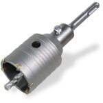 Rhg scie cloche tr�pan brique 55mm scie cloch tr�pan b�ton couronne de forage 8x110mm avec adaptateur ...