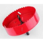 Scie cloche universelle 100mm - coupe - trou aluminium / bois / fonte - chantiers - hss bim�tallique ...