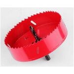 Scie cloche universelle 100mm, fraise cloche hss bi - m�tal, accessoire professionnel pour l'aluminium, ...