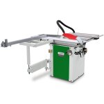 Holzstar - scie  format hauteur de coupe 100 mm longueur 137 cm 3 kw 400v y comprise lame de scie circulaire ...