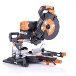 Scie � onglet multifonction 255 mm ? longueur de coupe 300 mm ? plage d'inclinaison 0� � 45� ? table ...