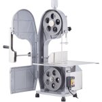 Scie � ruban �lectrique commerciale pour viande 1500 w, machine � scier les os en acier inoxydable pour ...