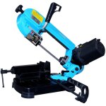 Leman ? scie � ruban manuelle pour m�taux 125 mm ? moteur 400 w ? vitesse 2000 - 4200 tr / min ? capacit� ...