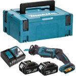 Makita - scie sabre 18v lxt (2x4, 0 ah) en coffret makpac djr183rmj