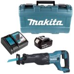 Makita - scie sabre sans fil 18v lxt (1x5, 0 ah) dans coffret djr186rt