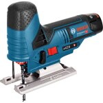 Scie sauteuse bosch gst 12v - 70 professional - 2 batteries 12 v 3. 0ah, coffret, 2 lames bois - 06015a1005 ...
