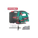 Scie sauteuse hychika 800w, max. profondeur de coupe: 110mm, 800 - 3000spm, 6 vitesses r�glables, 4 modes ...