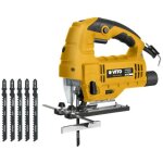 Vito - scie sauteuse laser led 750w + 5 lames bois 9 vitesses guidage 45