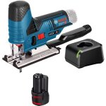 Scie sauteuse sans fil bosch gst 12v - 70 / 1x 2, 0 ah batterie + chargeur