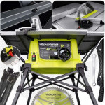 Scie sur table 2200w moteur cuivre soft start 3 extensions