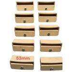Scm cr�ations - 10 embouts latte 53mm avec vis, agrafer / visser capuchon plastique renforc� sommier ...