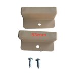 Scm cr�ations - 2 embouts latte 53mm avec vis, agrafer / visser attache plastique renforc� sommier lit ...
